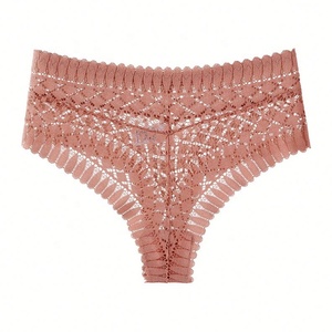 ชุดชั้นในลูกไม้ลายดอกไม้ซีทรูแฟชั่นสำหรับสาวๆ รุ่นใหม่ปี 2026 สไตล์บิกินี่สุดฮอต - Product Image 6