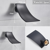 Système de douche mural noir mat 10 pouces, ensemble de robinetterie de douche pluie et à main avec vanne et kit de finition, personnalisation OEM/ODM pour projets