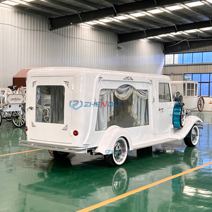 Custom Electric Modern Classic Funeral Hearses Limousines Coffin Hearse Carriage Funeral Service Car for Sale - Product Image 5
