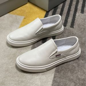 Chaussures décontractées pour hommes en cuir de veau véritable, mocassins plats de bureau pour homme, personnalisables avec logo, directement de l'usine - Product Image 5