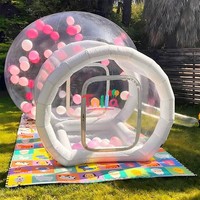 Dôme gonflable portable d'extérieur, tente bulle transparente, maison bulle gonflable pour événements