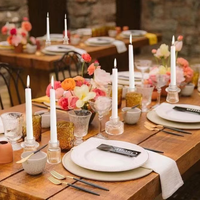 Centre de table de Noël, Thanksgiving, Nouvel An, Porte-bougie de mariage, Ensembles de décoration élégants pour la maison
