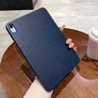 Étui de protection souple en TPU avec motif cuir Litchi pour tablette iPad Pro 11 2024 2021 2020 Air 4 5 6 7 Pro 10.2 10ème 10.9 2025 A16