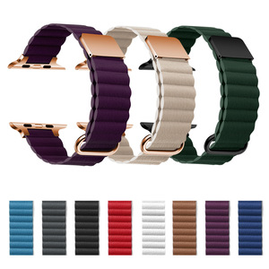 <span class=keywords><strong>Correa</strong></span> <span class=keywords><strong>de</strong></span> Reloj Lionorm <span class=keywords><strong>de</strong></span> Cuero Genuino <span class=keywords><strong>de</strong></span> 42/44/45/49 mm con Hebilla <span class=keywords><strong>de</strong></span> Metal Magnética para <span class=keywords><strong>Apple</strong></span> <span class=keywords><strong>Watch</strong></span> - Product Image 2