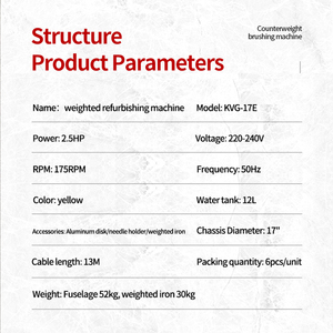 Karva 17 inch sàn Scrubber hộ gia đình Máy đánh bóng gỗ <span class=keywords><strong>waxing</strong></span> máy khách sạn sàn thương mại Máy làm sạch - Product Image 6