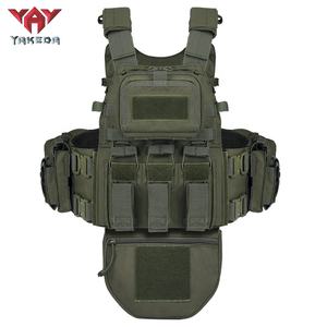 YAKEDA Outdoor Camouflage Plate Carrier Chaleco Tactico gilet tattico con protezione del cavallo - Product Image 2