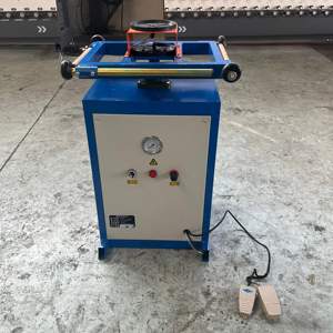 Автоматический мотор для поворотного стола для герметизации стеклопакетов |   Двухпозиционный поворотный стол для бутилкаучука и силикона, стальная конструкция - Product Image 2