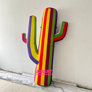 Decoraciones inflables estatua de cactus decoraciones de club nocturno vegetación de desierto <span class=keywords><strong>tropical</strong></span> inflable gigante - Product Image 6