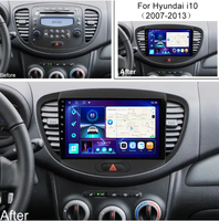 Android 10 Autoradio Multimédia Lecteur Vidéo Pour Hyundai I10 2007-2011 2012 2013 GPS Serero Carplay 8G 128G IPS No 2din