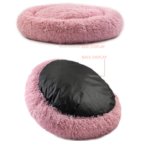 Imperméable et lavable, meilleure fausse fourrure ronde et longue, amovible et antidérapant, accessoires d'extérieur pour animaux de compagnie, échelle géante de taille humaine, lit pour chien géant
