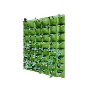 เครื่องปลูกต้นไม้ในสวนแบบแขวนแนวตั้ง15กระเป๋าผ้าสักหลาดรีไซเคิล - Product Image 2