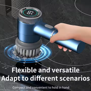 Cepillo de Limpieza Eléctrico Giratorio Automático 3 en 1 para Cocina, Cepillo para Quitar Polvo, Cepillo para Platos Portátil Ligero con Alimentación USB - Product Image 2