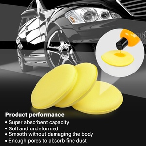 Éponge de lavage et de polissage pour voiture, haute densité, en mousse, pour cire et produits d'entretien automobile, vente en gros - Product Image 3