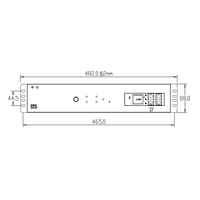 Commutateur de transfert statique (STS) PDU 2U 19'' pour montage en rack, 2x32A, double entrée, 18xC13, 2xC19, surveillance IP, STSM4888201218-18K4M2CBHB