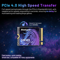 أقراص SSD داخلية مخصصة من Bestoss بتقنية M.2 NVMe PCIe Gen4 2230 بسعات 128 جيجابايت/256 جيجابايت/512 جيجابايت/1 تيرابايت/2 تيرابايت لأجهزة الكمبيوتر المكتبية