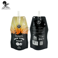 Pochette à bec debout rechargeable pour liquide Pochette à boire à bec verseur personnalisée Sac en plastique d'emballage de liquide