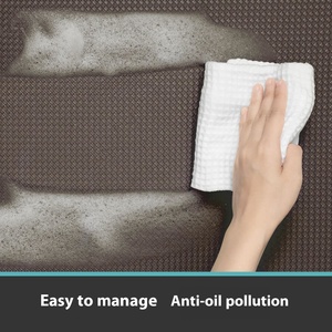 Tapis de cuisine antidérapant lavable en gros, imitation sisal, tissé - Product Image 6