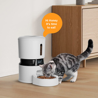 2024 nouvelle marque automatique intelligente mangeoire pour animaux de compagnie distributeur de bol de Style moderne avec calendrier d'alimentation pour chats et chiens