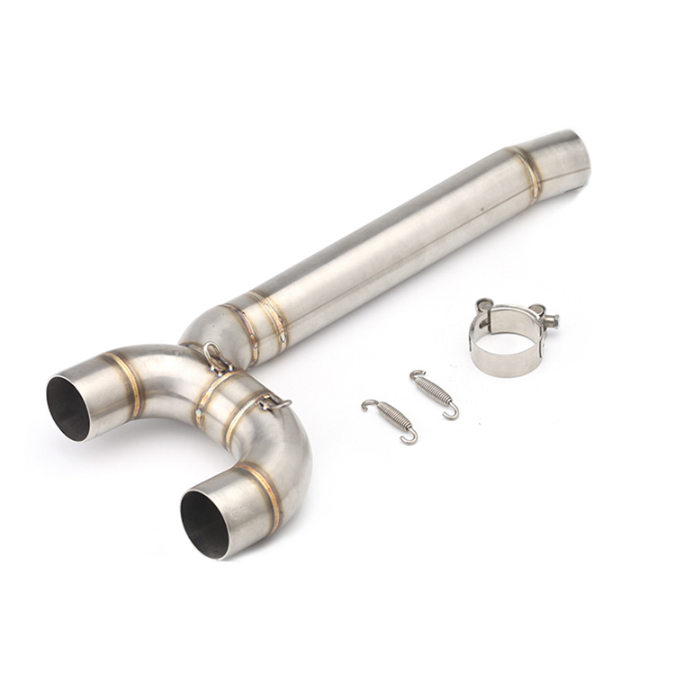 FZ6N аксессуары для подключения средней трубы мотоцикла для Yamaha FZ6 FZ6N Слип-он выхлопная Соединительная труба 2004-2009