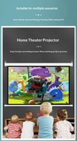 Écran de projection 120 pouces 16:9 4K, tissu anti-plis, installation facile et portable, pour cinéma maison, salle de classe, bureau, présentations