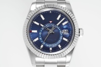 Montre mécanique de luxe étanche 42 mm, bracelet 20 mm, mouvement ETA 2824 ZF Factory, acier inoxydable, verre saphir, bouton poussoir