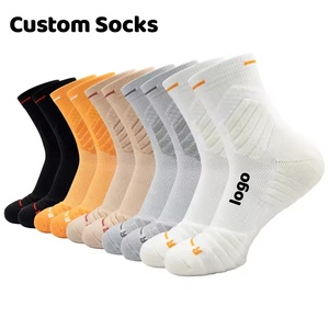 Calcetines Deportivos de Alta Calidad, Calcetines de Baloncesto Acolchados Personalizados para Adultos con Logotipo, Venta al Por Mayor - Product Image 1