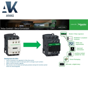 LC1D09M7C LC1D series 3 ขั้วต่อ 9 A แรงดันไฟฟ้า 690 V AC Sch-neider คอนแทคไฟฟ้า - Product Image 2