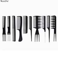 Kit de brosses et peignes professionnels Wanmei pour salon de coiffure, ensemble de brosses et peignes pour coiffure, outils de soin et de coiffage des cheveux