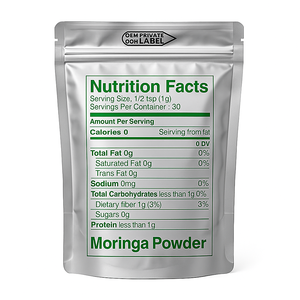 مسحوق المورينجا العضوي بالجملة، مستخلص أوراق المورينجا، مسحوق طبيعي نقي بسعر 1 كجم و30 جرام - Product Image 4