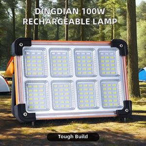 USB Rechargeable Camping <b>Light</b> for Outdoor Activities Solar Panel <b>Working</b> <b>LED</b> Lamp ABS Body for Hiking and Climbing - Product Image 5