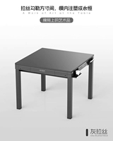 Table de Mahjong de Luxe Entièrement Automatique Moderne Silencieuse, Pliante en Quatre Parties, Portable, Machine de Jeu de Poker Rotative Type Montagnes Russes