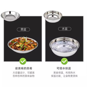 Nouveau chauffe-plat rond en acier inoxydable isolé à couvercle articulé, chauffé à l'alcool, pour hôtels et restaurants - Product Image 4