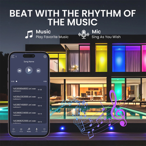 Thông minh <span class=keywords><strong>LED</strong></span> Strip RGB với IC ma thuật với pixel <span class=keywords><strong>LED</strong></span> ws2811 Neon Strip không thấm nước 360 độ tròn dây linh hoạt ánh sáng - Product Image 5