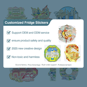 Hete Aanbieding Metalen Koelkastmagneet 2D 3D Schattige Cartoon Emaille Magneet Koelkast Toeristische Stad Souvenir Gepersonaliseerde Koelkastmagneet - Product Image 5