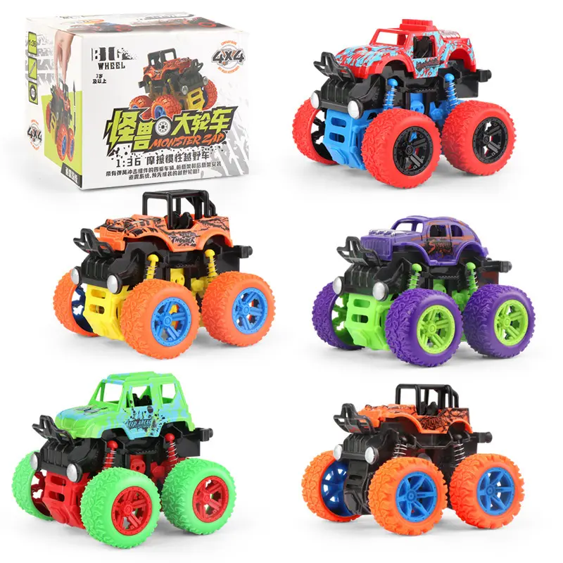 Vente en gros de camions jouets pour enfants véhicules électriques à friction SUV à inertie voiture pour bébé garçon jouets camion Blaze voiture jouets pour enfants