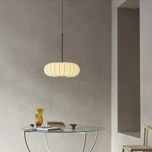 Lampe suspendue OEM <span class=keywords><strong>Cocoon</strong></span> style ver à soie, design italien, LED, commande tactile, corps en fer, éclairage de salon - Product Image 3