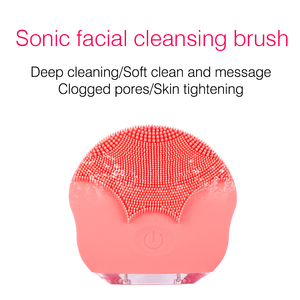 impermeable Sonic cara limpieza lavadora máquina de cepillo de masaje eléctrica de silicona <span class=keywords><strong>limpiador</strong></span> <span class=keywords><strong>Facial</strong></span> cepillo - Product Image 2