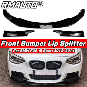 F20 F21 Front Lip Carbon Fiber Front Bumper Lip Spoiler Body Kit <b>Splitter</b> Cover Trim for BMW 1 Series F20 F21 M Sport 2012-2014 - Product Image 3