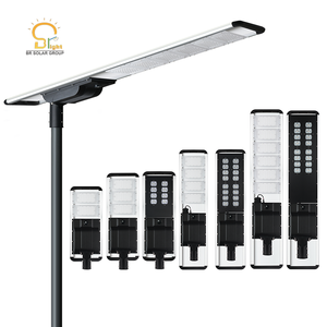 BR SOLAR <span class=keywords><strong>Haut</strong></span> <span class=keywords><strong>de</strong></span> <span class=keywords><strong>gamme</strong></span> 40w 50w 60w 80w Lampadaire <span class=keywords><strong>solaire</strong></span> LED tout-en-un pour jardin et route pour les zones résidentielles - Product Image 1