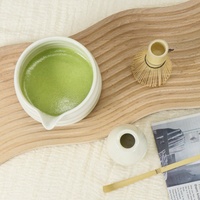 Ensemble de bols en céramique Chawan Matcha en grès japonais Beige personnalisé avec bec verseur tasses en céramique Katakuchi Matcha japonaises faites à la main