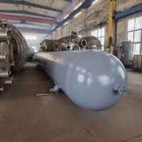 Réservoir de stockage d'hydrogène haute pression industriel, construction en acier au carbone et en acier inoxydable, compatibilité avec l'azote liquide, 200 bars