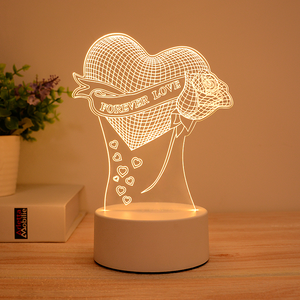 Custom by Any Picture Acrylic 3d Anime Led <strong>Table</strong> Lamp Romantic Creative Led Night <strong>Lights</strong> for Event Souvenir Ornaments - Product Image 6