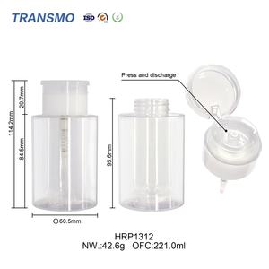 Flacons en plastique vides pour démaquillant, tonique visage, emballage cosmétique, conteneur pour dissolvant de vernis à ongles, flacon à pompe - Product Image 2