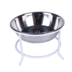 Elevated Dog Bowls Stand <strong>with</strong> Stainless Steel Bowl, Raised Dog Food&amp;Water Feeder for Pets,Ideal for Medium and Large <strong>Breeds</strong> - Product Image 1