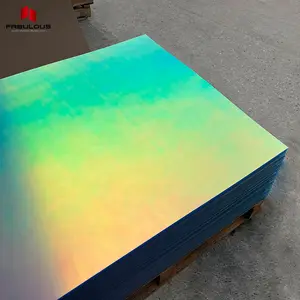 FABULOUS holographic acrylic sheet hologram acrylic sheet plexi glass plastic cutting board rainbow acrylic