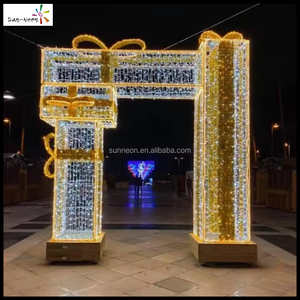 Outdoor Christmas decoration <b>light</b> <b>led</b> gift <b>box</b> for holiday lighting 26 - Product Image 5