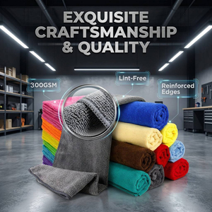 Paños de <span class=keywords><strong>Limpieza</strong></span> de Microfibra Personalizados al por Mayor, 30x30 cm, Absorbentes, para Hogar, Cocina y Auto - Product Image 2