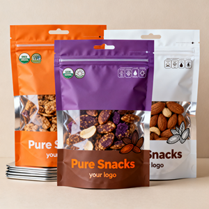 Sacs à fermeture éclair personnalisés <span class=keywords><strong>de</strong></span> qualité alimentaire pour céréales, sachets en plastique personnalisés pour <span class=keywords><strong>millet</strong></span> et riz - Product Image 4