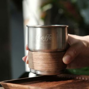 Gobelet isotherme en acier inoxydable 300 ml pour café, thé et jus, empilable, pour le camping - Product Image 4