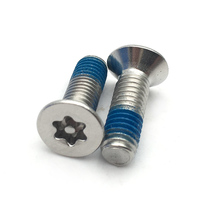 Vis Torx à tête fraisée en acier inoxydable 304, vis de sécurité à emboîtement avec verrouillage de filetage M3M4M5M6, vis Torx à tête plate